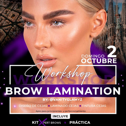 WORKSHOP Brow Lamination Presencial - Barcelona 02 de octubre 2022 - XpertBrows