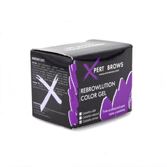 Rebrowlution Color Gel para cejas - Set profesional Tinte en Monodosis (pack 5 sobres) - XpertBrows