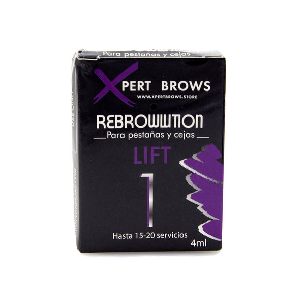 Loción Rebrowlution LIFT 1 - 5 sobres 0,8 ml Aprox 10-15 servicios - XpertBrows